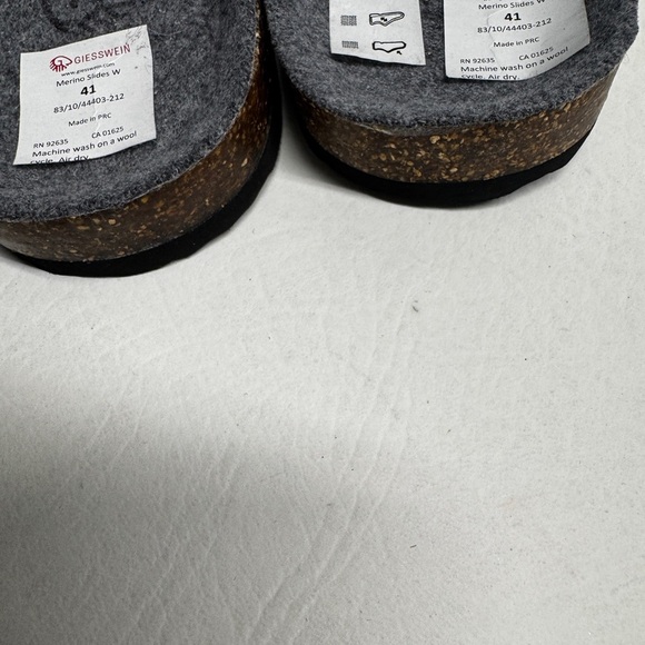 GIESSWEIN MERINO Brown Double Strap Sandals SIZE 41 US 10/10.5 - Picture 6 of 7